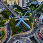 Revitalização do Monumento dos Três Marcos na Avenida 85 em Goiânia