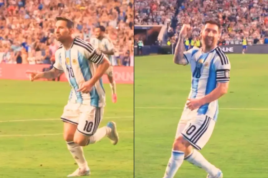 Messi volta à Argentina e marca gol decisivo no amistoso