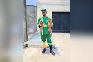coletor-de-lixo-de-anapolis-viraliza-com-videos-ao-lado-de-cachorro-caramelo;-assista