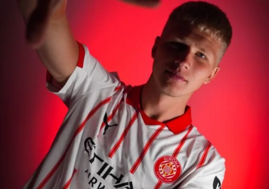 girona-assegura-atacante-ucraniano-oleksandr-pyshchur,-de-2,04m,-com-contrato-de-cinco-anos-ate-2031
