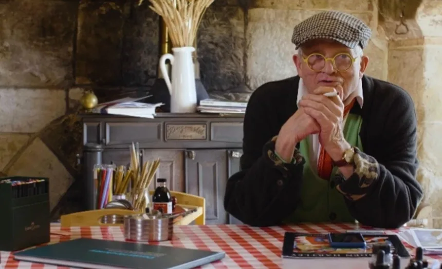 rei-charles-iii-se-junta-a-homenagens-a-david-hockney,-o-aclamado-artista-britanico-que-faleceu-aos-88-anos