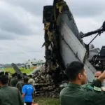 cinco-militares-da-india-morrem-apos-queda-de-aviao-de-transporte-militar-em-base-aerea-de-jorhat