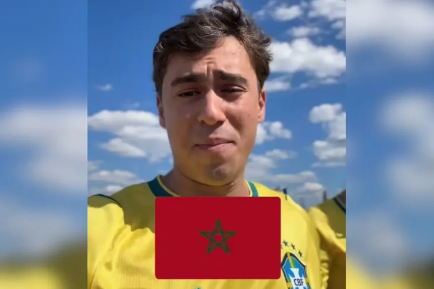 nikolas-associa-marrocos-ao-pt:-‘time-de-vermelho,-com-estrela-no-meio’