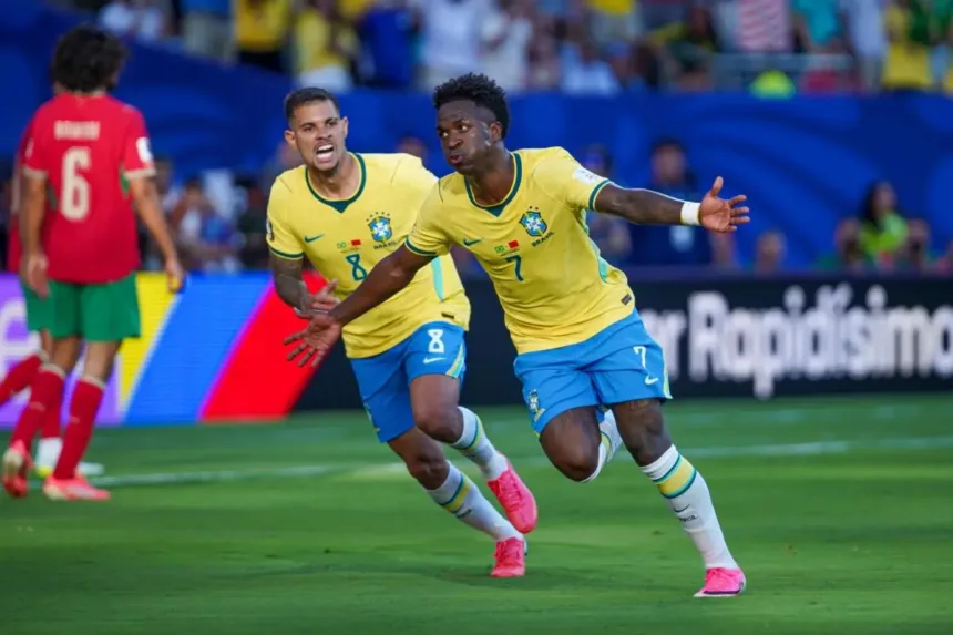 imprensa-internacional-elogia-marrocos-e-‘magia’-de-vini-jr.,-com-criticas-a-selecao-brasileira