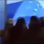 Chuva destrói festa junina em Goiânia, mostrando tendas e estruturas danificadas