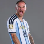 Alexis Mac Allister jogando hoje pela Argentina na Copa