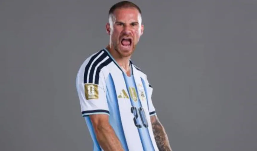 Alexis Mac Allister jogando hoje pela Argentina na Copa