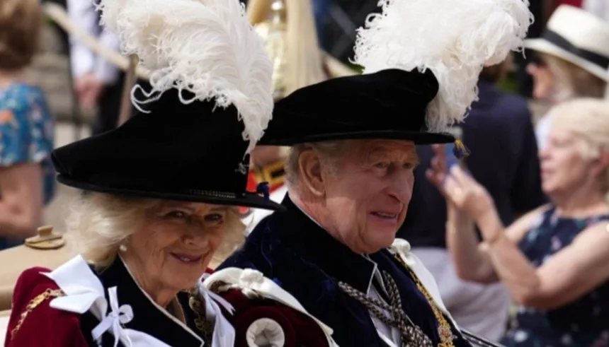Realeza britânica na cerimônia da Ordem da Jarreteira em Windsor