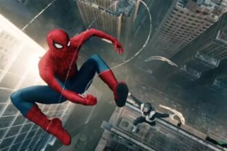 Tom Holland e Jon Bernthal em Homem-Aranha: Um Novo Dia