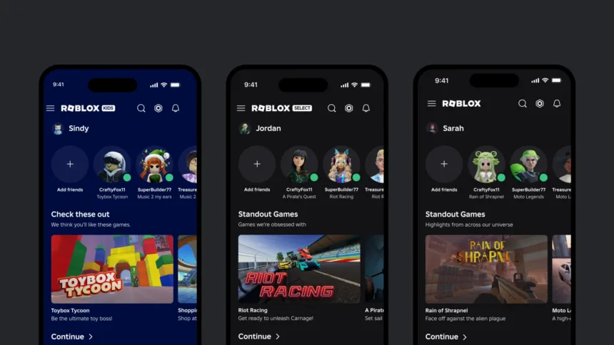 Versões do Roblox no Brasil para menores de 16 anos