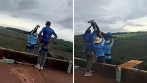 Demolição da Ponte do Esqueleto em Limeira