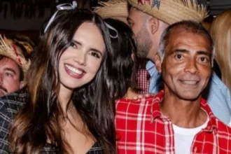 Romário na Copa do Mundo com Marcielle Mota