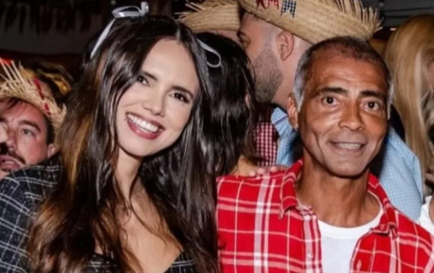 Romário na Copa do Mundo com Marcielle Mota