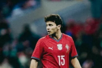 João Neves marca gol de cabeça na Copa do Mundo 2026