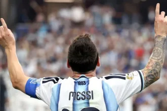 Messi cinco gols recorde histórico nas Copas