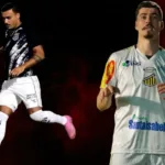 Jogadores de Ponte Preta x Novorizontino em campo