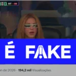 Foto falsa de Shakira e Piqué na arquibancada da Copa