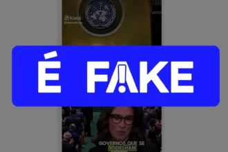 Renata Vasconcellos fake elogiando discurso de Lula na ONU