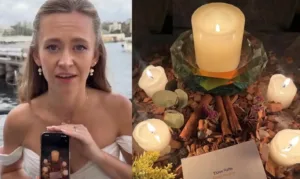 Noiva realiza ritual contra chuva para casamento perfeito