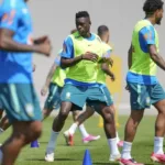 Seleção brasileira contra Escócia no treino com Ancelotti