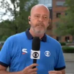 Alex Escobar mal-estar ao vivo na TV