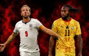 Inglaterra x Gana: Kane e Semenyo em destaque