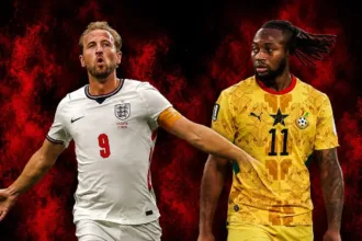 Inglaterra x Gana: Kane e Semenyo em destaque