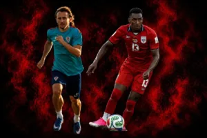 Jogo Panamá x Croácia com Modric em campo