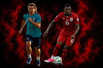 Jogo Panamá x Croácia com Modric em campo