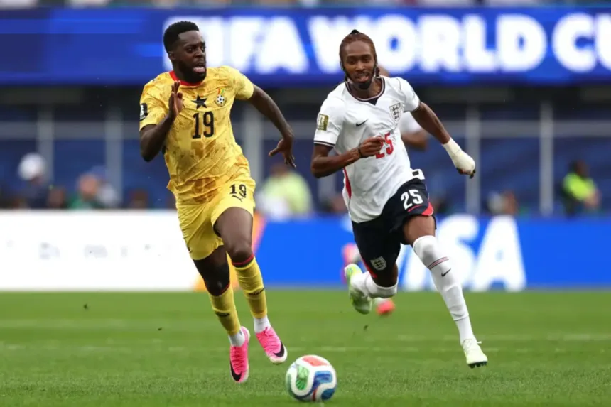Empate entre Gana e Inglaterra na Copa do Mundo