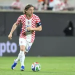 Luka Modric celebra 200 jogos pela seleção da Croácia