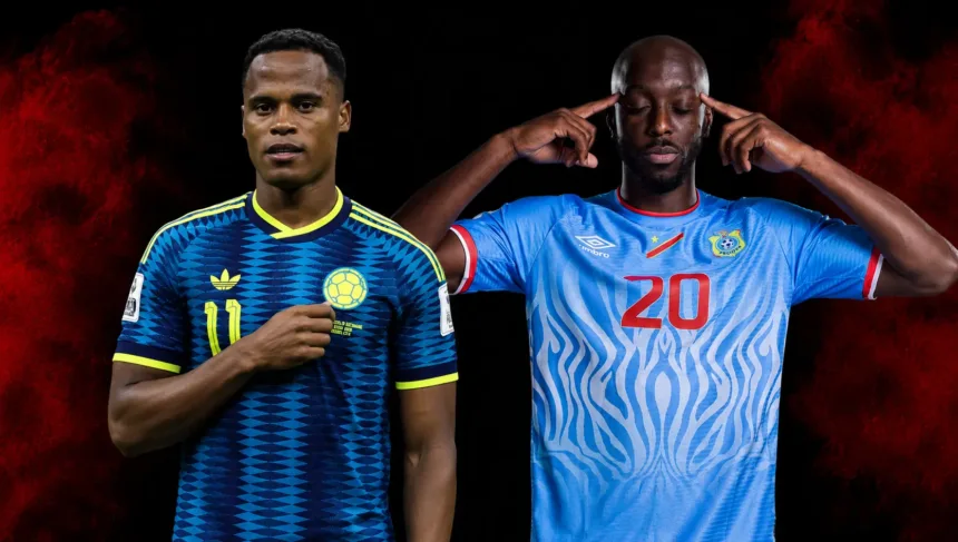 Escalações de Colômbia x RD Congo para a Copa