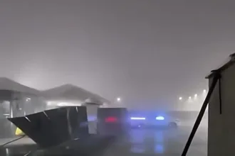 Temporal em Bom Jesus com ventos de 50 km/h causa estragos
