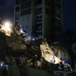 Imagem dos terremotos na Venezuela mostrando destruição