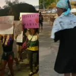 Manifestação por justiça para idosa agredida em Pirenópolis
