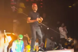Romário na balada em Miami após vitória da seleção brasileira