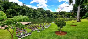 Piscinão no Jardim Botânico em Goiânia para conter alagamentos
