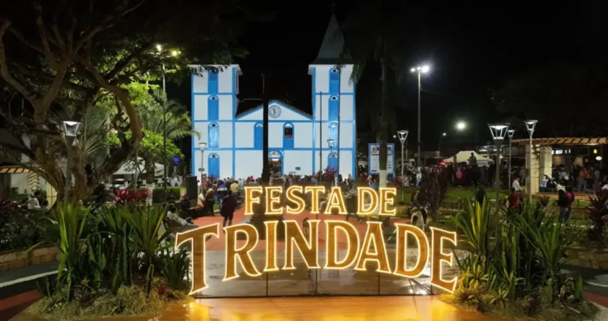 Concentração de fiéis na Romaria 2026 em Trindade