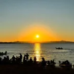Turistas no Rio Araguaia protegendo-se contra doenças