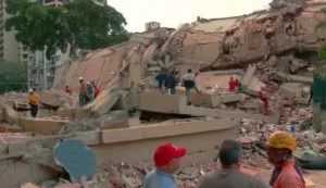 Destruição causada pelos terremotos na Venezuela