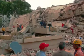 Destruição causada pelos terremotos na Venezuela