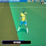 Gol anulado da Colômbia contra Portugal devido ao dedão do pé