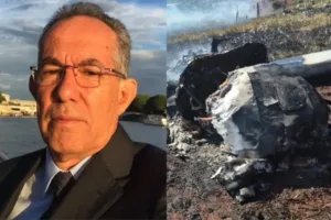 Menino salva piloto após queda de avião em Nerópolis