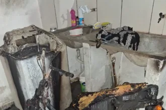 Bens destruídos por violência patrimonial em Hidrolândia