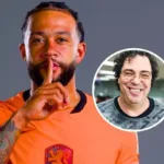 Memphis Depay do Corinthians durante jogo da Copa do Mundo