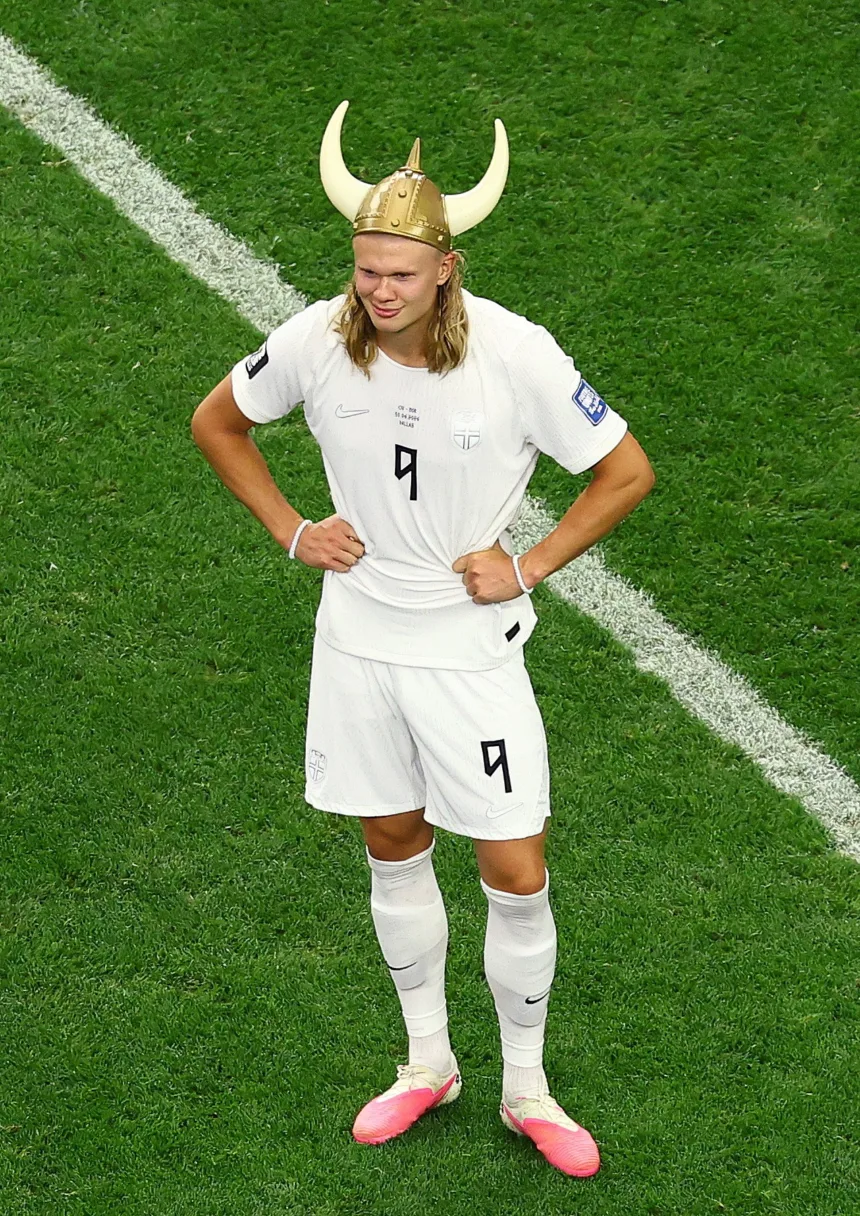 Haaland comenta sobre as chances da Noruega contra o Brasil
