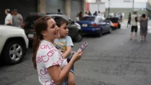Sistema de alerta de terremotos Android em ação