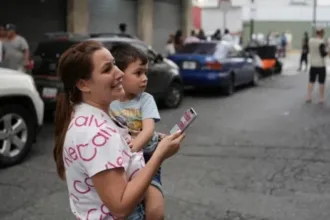Sistema de alerta de terremotos Android em ação