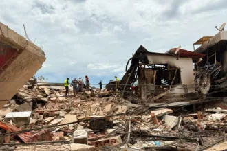 Destruição causada por terremotos na Venezuela
