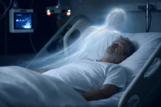 Homem desenha experiência de quase-morte